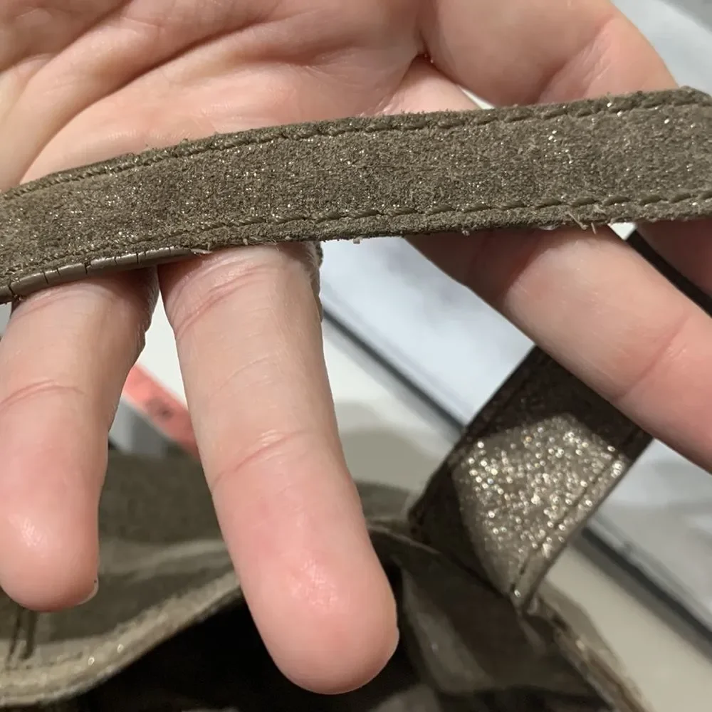 Fossil Metallic Fold Over Purse - Picture 8 of 8